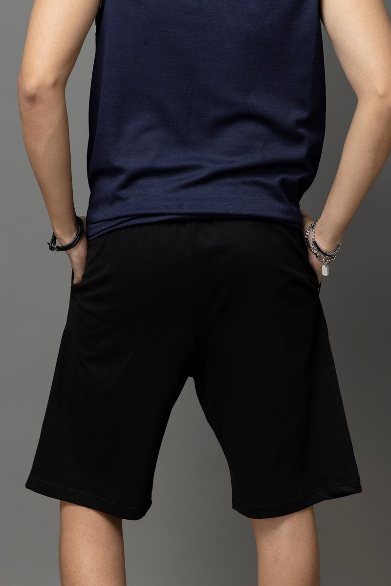 Go Devil Black Shorts For Men - Image 3